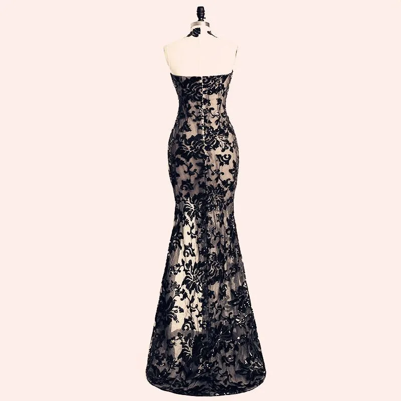 2018-elegant-beading-split-evening-dresses-rami-salamoun-appliqued-high-neck-mermaid-sequins-long-prom-dress-real-images-cheap-formal-gowns (3)