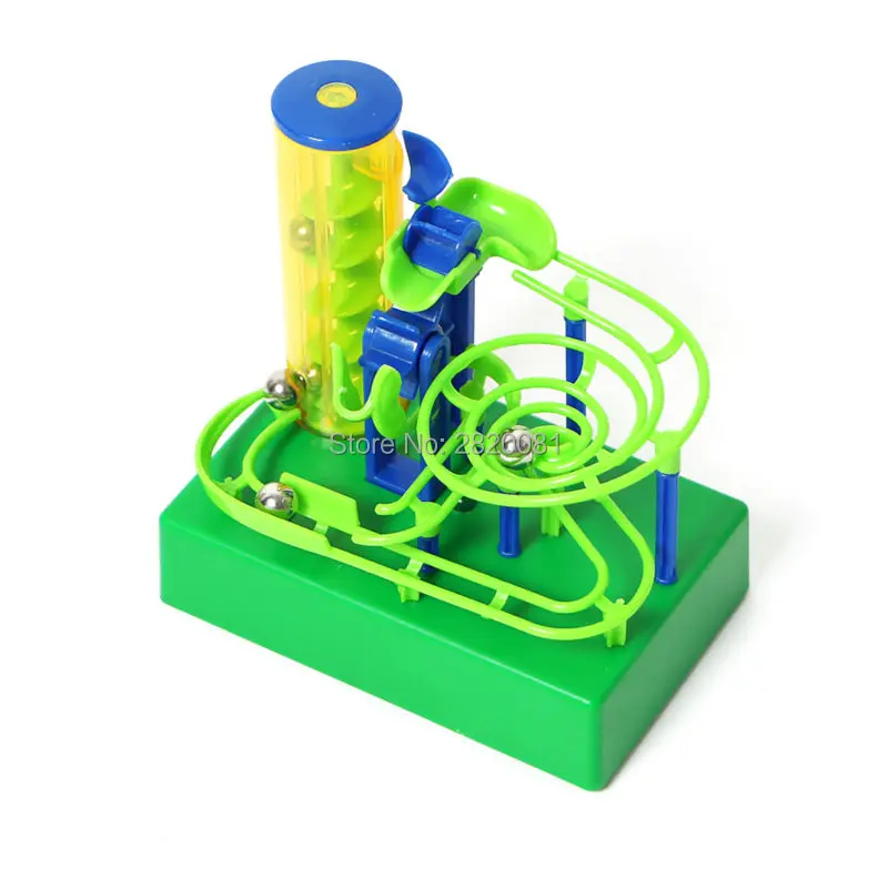 Магический мраморный лабиринт мини-шар строительные блоки игрушки, электронный DIY Строительство с музыкой и светильник Настольная игрушка умная игра машина