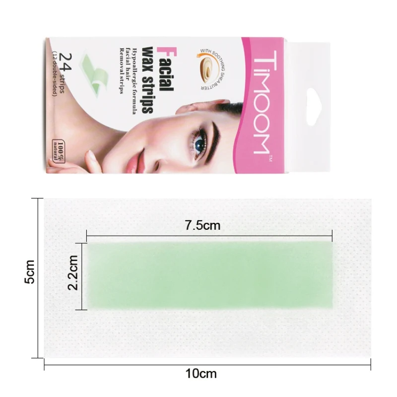 Facial Body Cloth Hair Remove Wax Strips Quickly Remove Fine Hair Moustache Removal Epilator Wax Strip Paper Roll