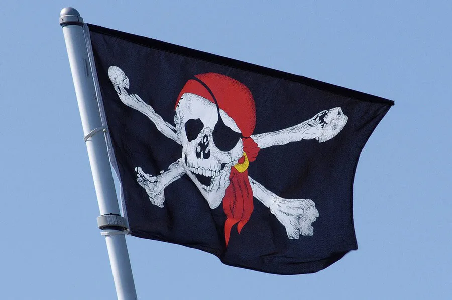 Череп крест Crossbones Jolly Роджер Карибские пиратские флаги баннер старый 90*150 см