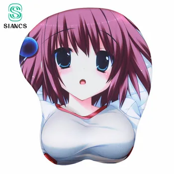 

SIANCS Creative Wrist Rest Mouse Pad mat Prevent the Carpal Tunnel Syndrome 3D Sexy Otaku Gaming Mause Cushion France Korea USA