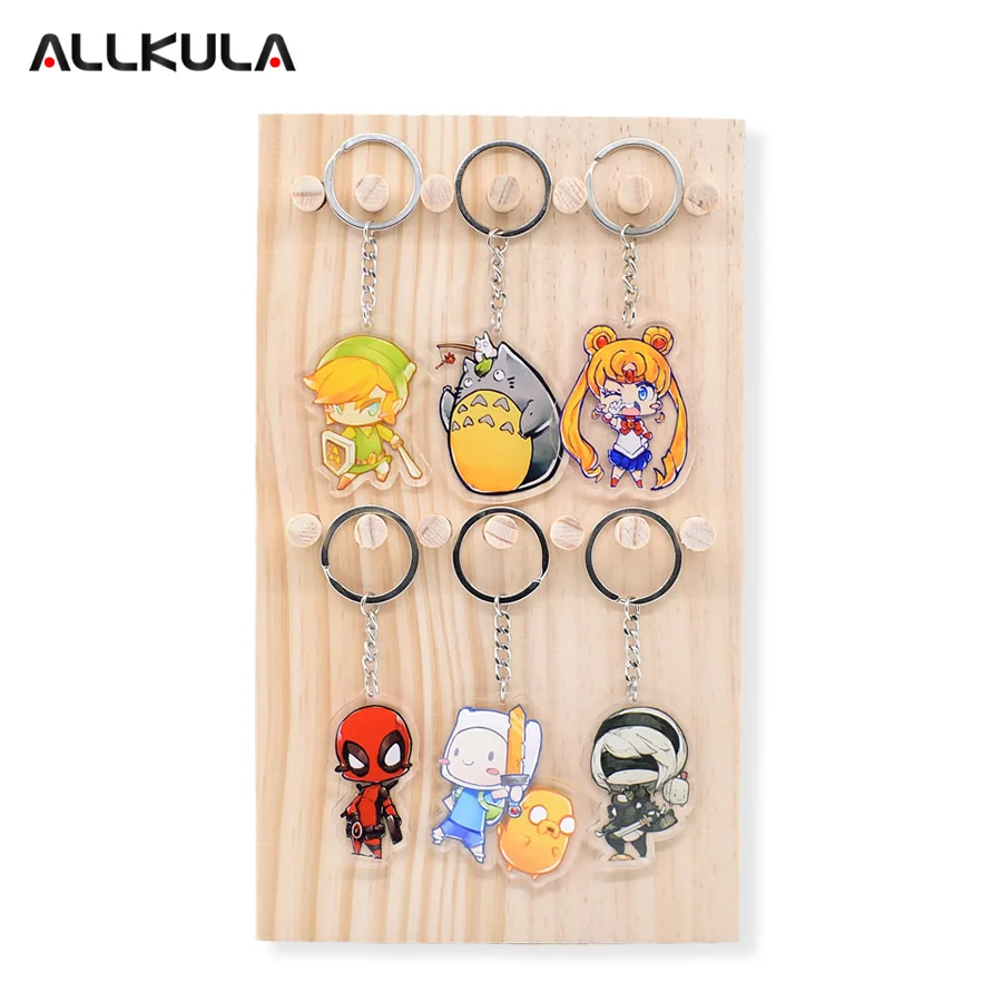 20pcs Crazy Party The Legend of Zelda Action Figure Keychain 2018 New NieR Anime Peripherals Cartoon Key Chains Holder Rings | Игрушки и