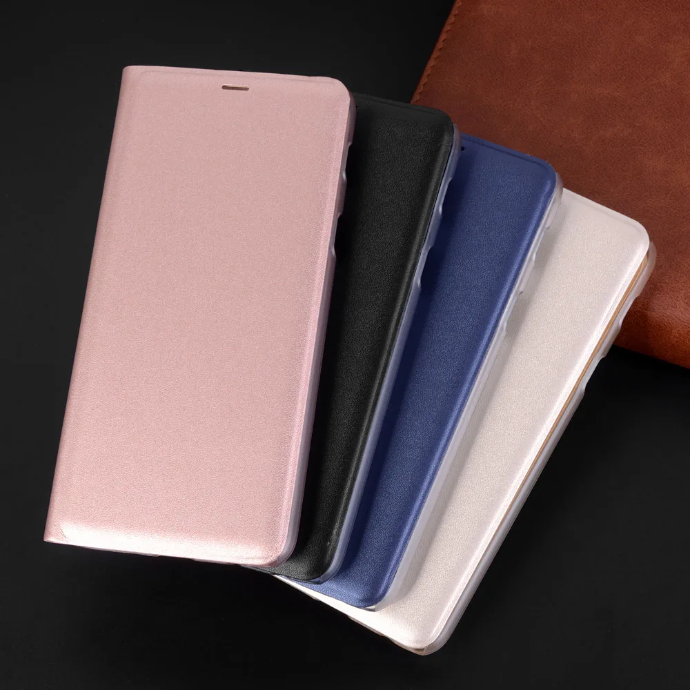 Кожаный чехол книжка для Samsung Galaxy A6 2018 A 6 Plus A6plus SM A600 A605 A600F A600FN A605F A605FN A6|Бамперы| |