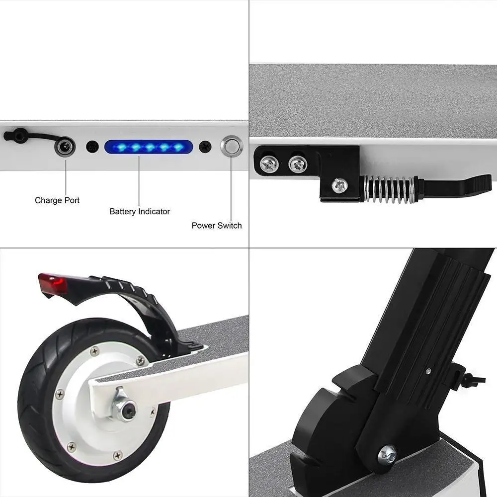 Flash Deal Megawheels S1-2 Portable Folding Electric Scooter 250W Motor 23km/h Micro Electronic Braking System Suit for adults teenager 3