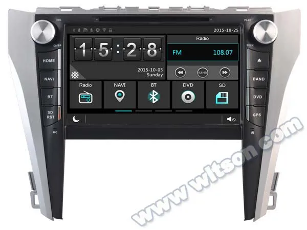 Excellent WITSON car audio gps dvd for TOYOYA CAMRY 2015 with Capacitive Screen 1080P DSP WiFi/3G/DVR (optional)+Good Price 1