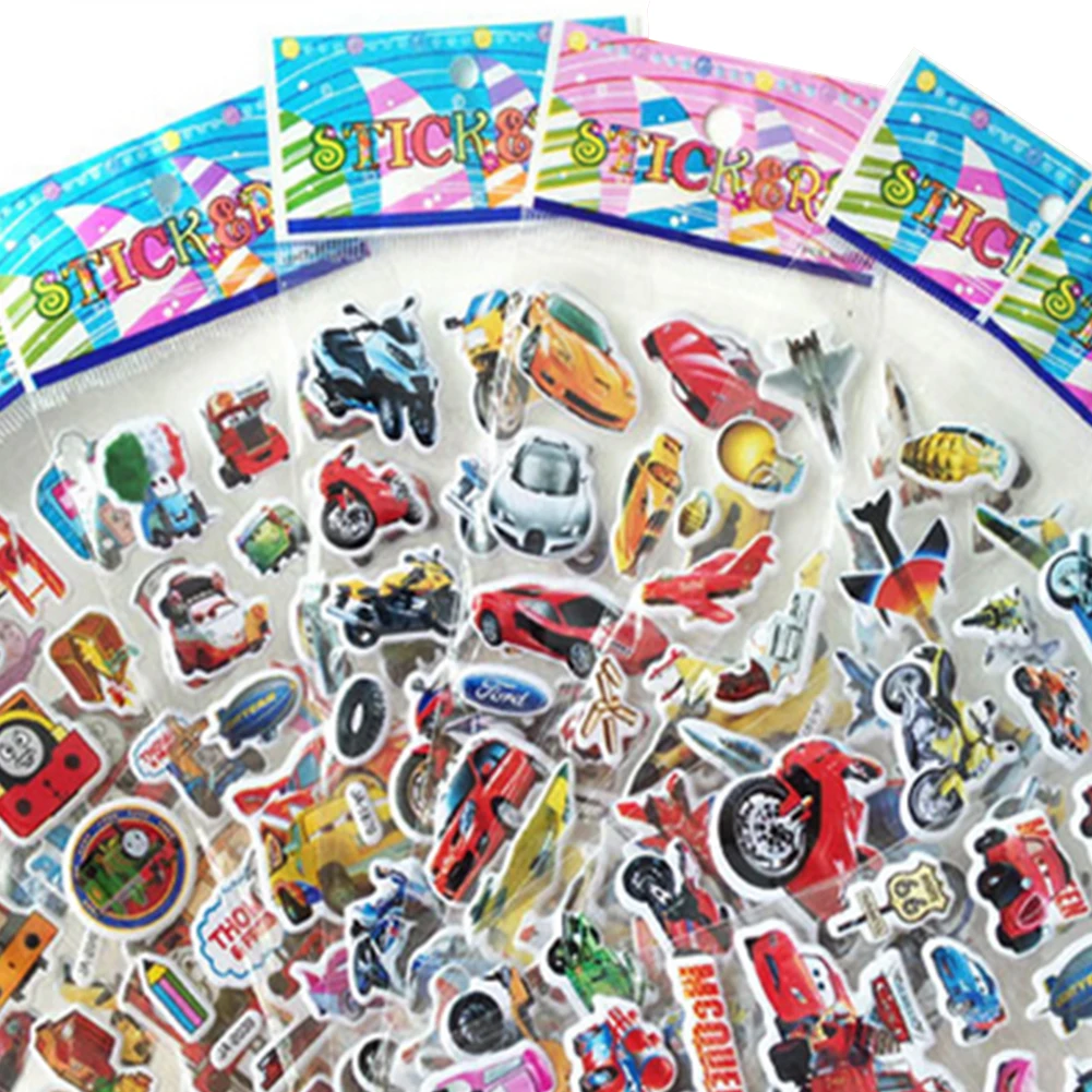 One Pack Children Stickers Sweet Candy Lollipop Fun Colorful Childhood Stereo Stickerhome Deco And Wall Sticke | Игрушки и хобби