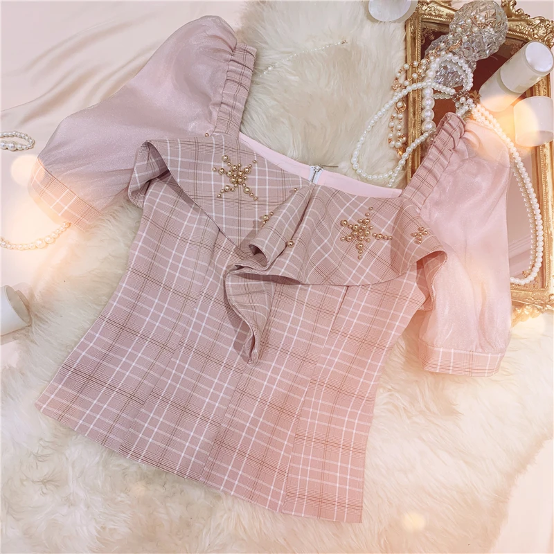 Высокое качество новейшая мода лето 2020 подиумная дизайнерская женская рубашка с