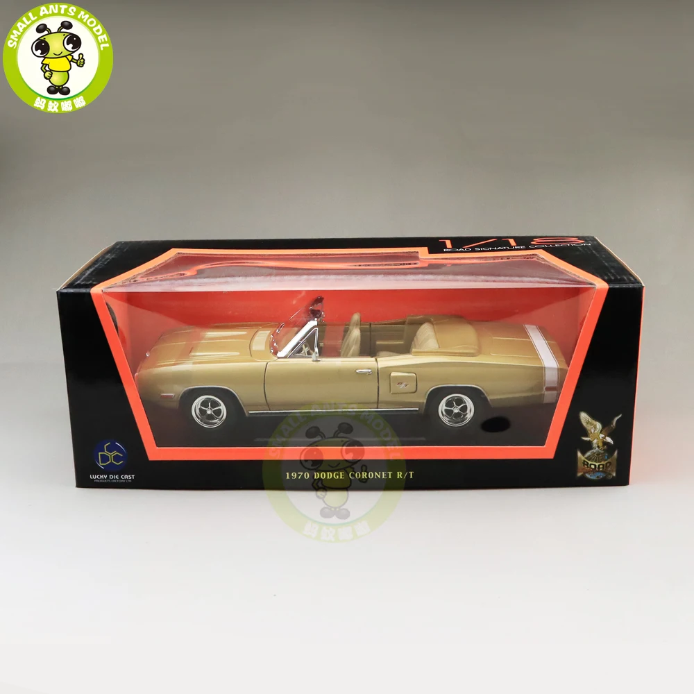 1/18 1970 DODGE CORONET R/T Road Signature литая модель автомобиля игрушки для мальчиков и девочек подарок