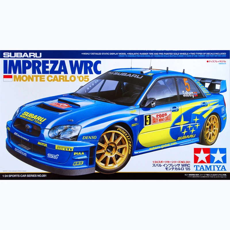 

1/24 TAMIYA 24281 SUBARU IMPREZA WRC monte-carlo '05 model hobby