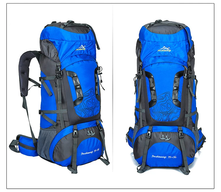 80L специализированный походный рюкзак для кемпинга алюминиевая поддержка альпинистского туризма вместительный рюкзак дорожные альпинистские сумки