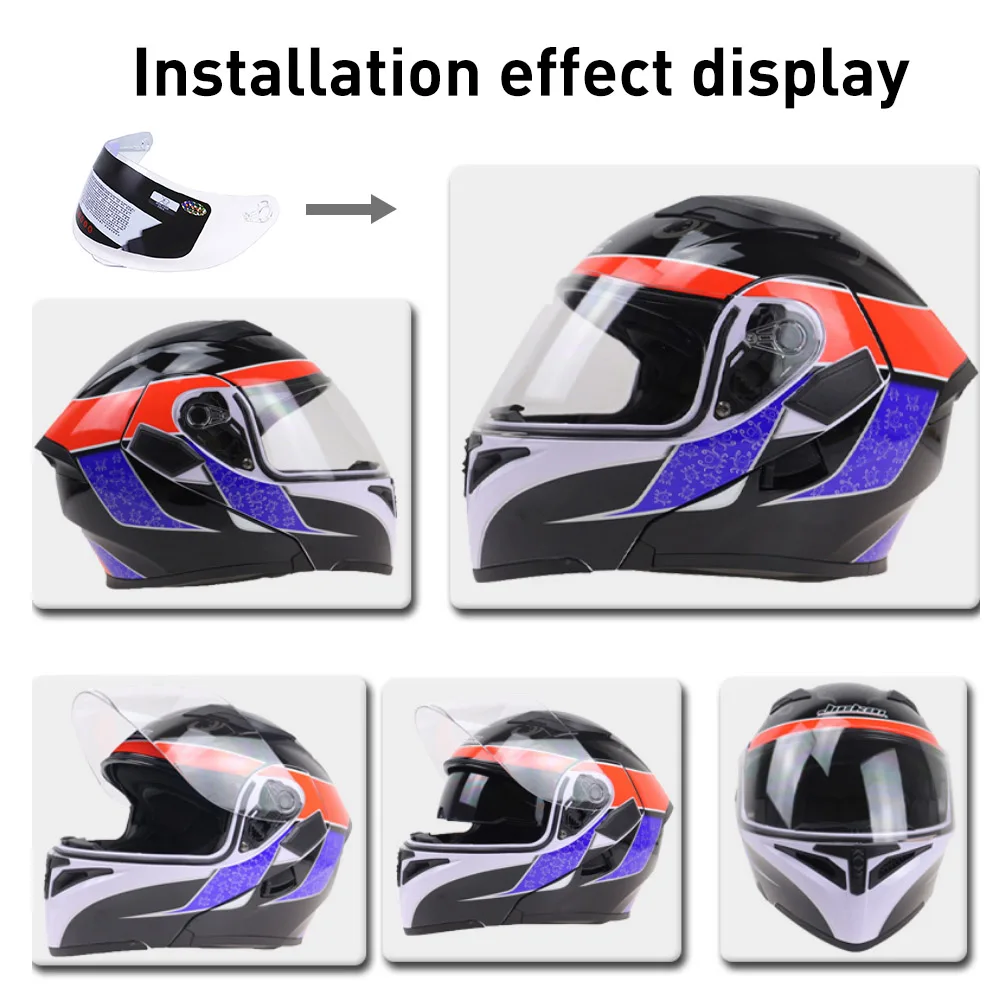 

Anti-scratch Full Face Shield UV Motorcycle Helmet For 316 902 AGV K5 K3SV Car Accessories Car Styling