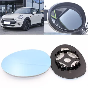

For BMW MiNi JCW COUNTRYMAN 2014-2020 Car Side View Door 2Pcs Wide-angle Rearview Mirror Blue Glass With Base Heated