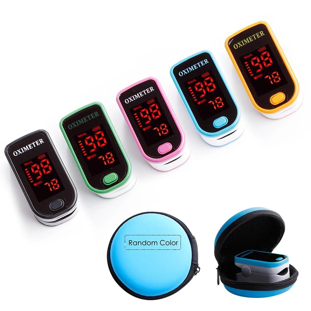 Portable Finger Pulse Oximeter Medical Equipment LED Pulse Oximeters Saturometro Heartrate Monitor Digital Oximeters