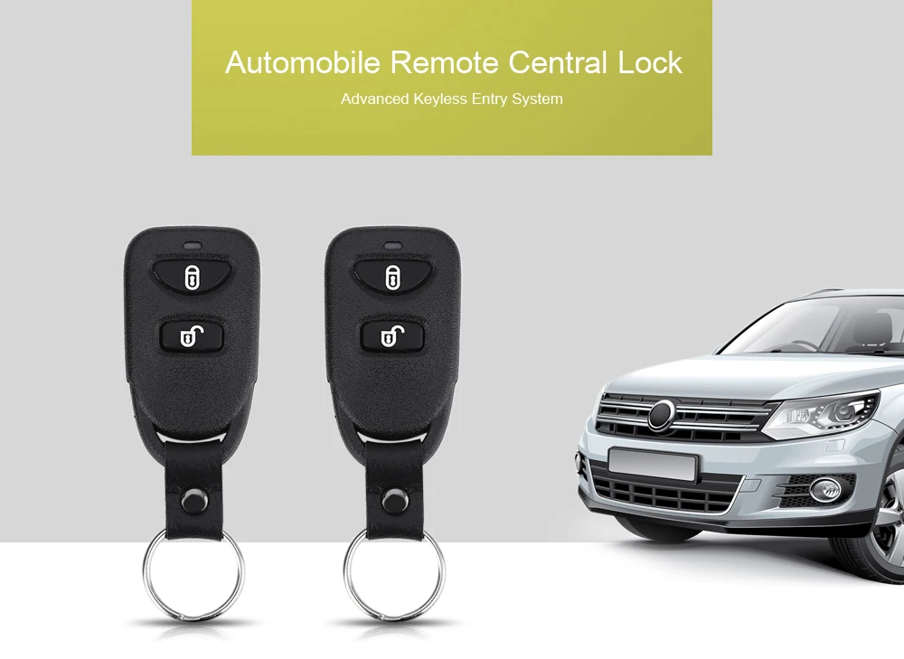 VicTsing Automobile Car Remote Central Lock Keyless Entry System Power Window Switch Car Burglar Alarm LB-406 L240               (5)