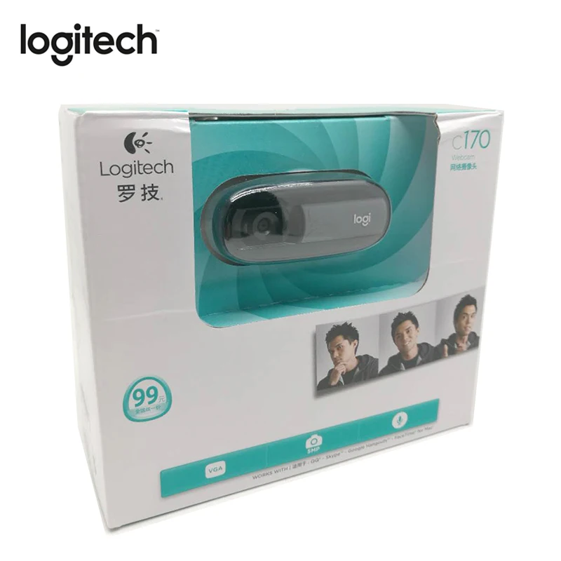Logitech C170 Hd Webcam For Online Courses Distance Education Web