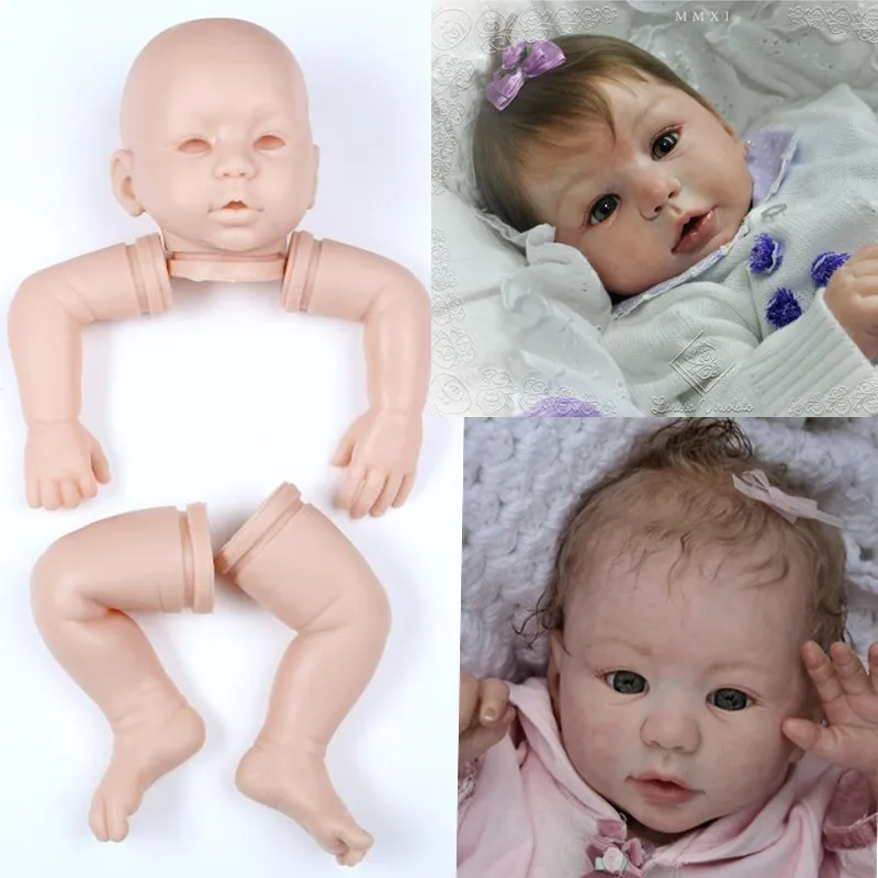 

silicone reborn baby dolls girls boys unisex dolls kit accessories DIY toys for girl NPKCOLLECTION wholesale free shipping gifts