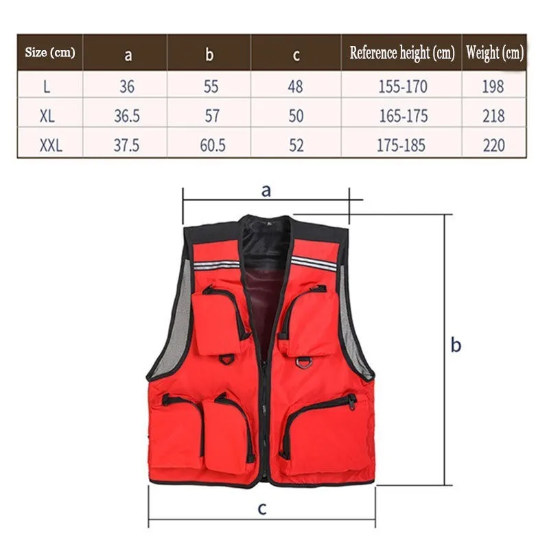 Уличный тонкий рыболовный жилет с несколькими карманами, спасательный жилет для фотосъемки, летающий Рыболовный Жилет