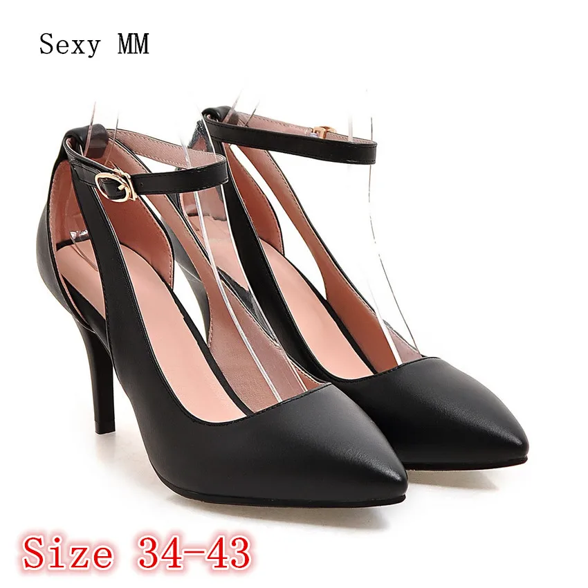 

High Heels Women Pumps Stiletto Woman Party Wedding High Heel Shoes Kitten Heels Plus Size 34 - 40 41 42 43