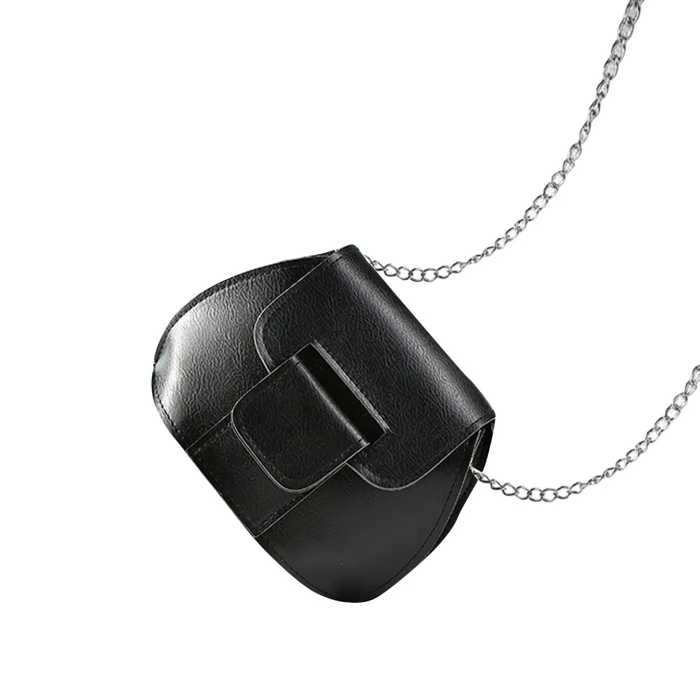 Модная женская кожаная сумка с цепочкой через плечо на одно плечо для телефона - Цвет: 3