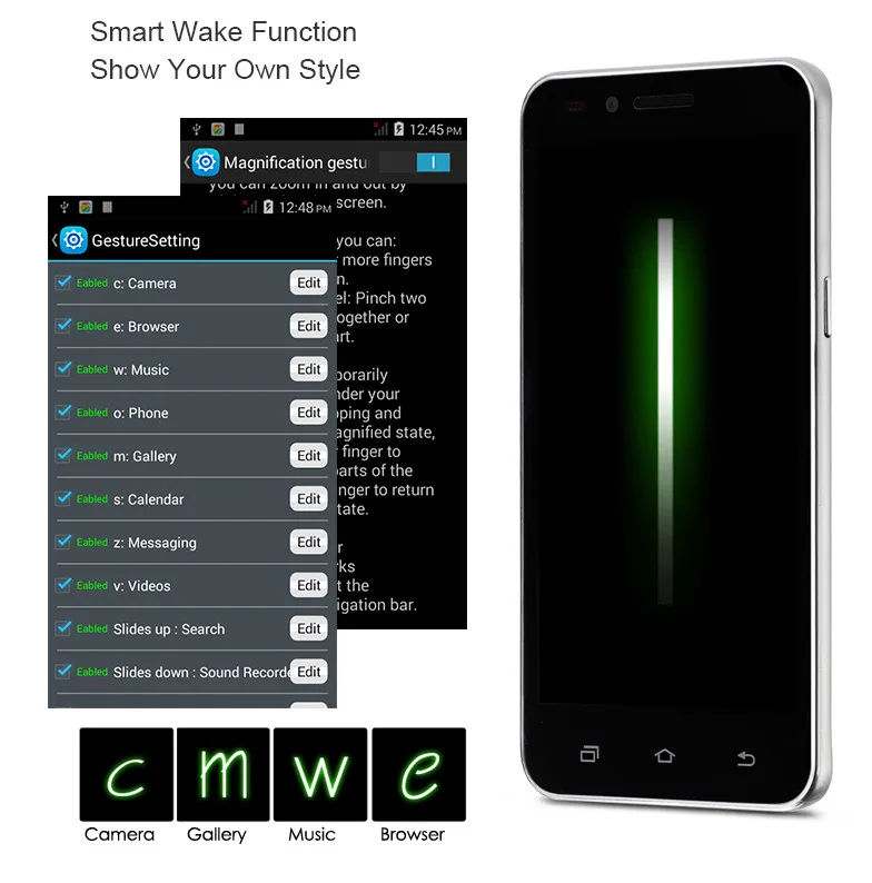 Купить Смартфон MTK6572, 5-дюймовый, двухъядерный