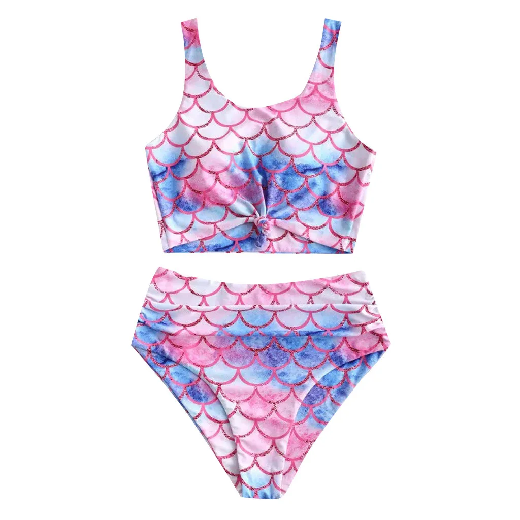 

2019 New Fashion Summer Women Print Push-Up Padded Bra Beachwear Two Piece Bikini Set Swimsuit Swimwear Bathing Suit