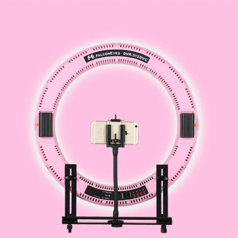 FALCON EYES Brand 512 Ring LED Panel 31W Lighting Video Film Continuous Light W/Camera Bracket/ filter FalconEyes DVR-512DVC