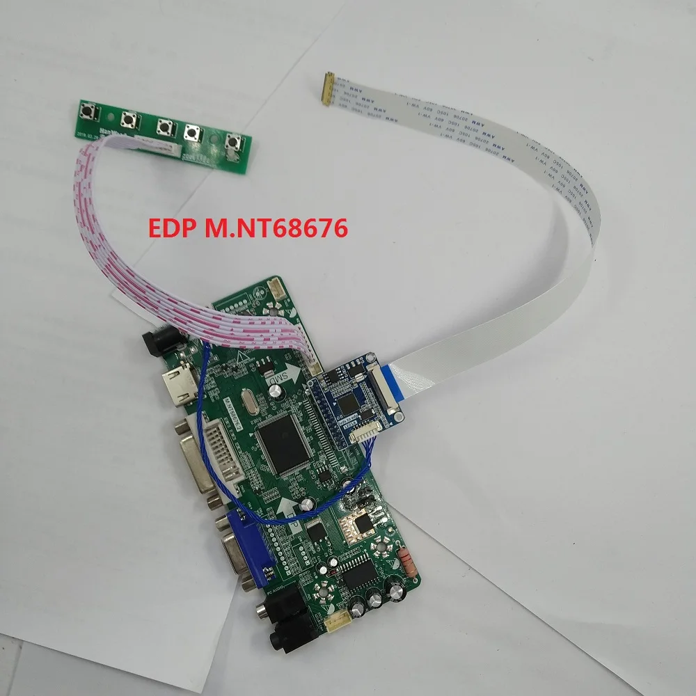 

kit for LP156WF6(SP)(B1) 15.6" LED Controller board 1920*1080 Panel Screen 30pin EDP LG display LCD M.NT68676 HDMI VGA DVI 60Hz