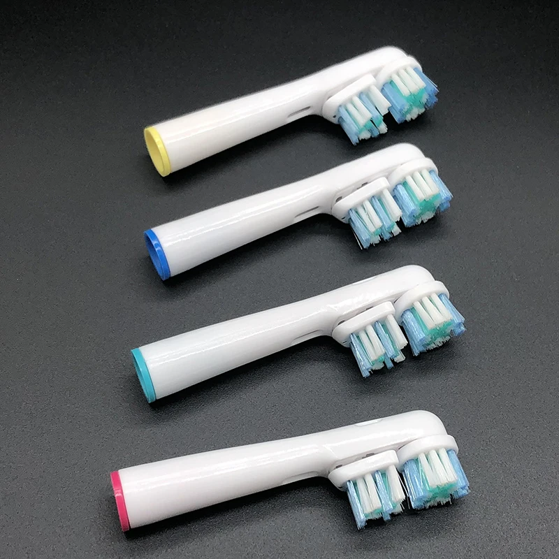 

4pcs Tooth brush Head Dual Clean Replacement Electric Toothbrush Brush Heads For Braun Oral B Electric Toothbrush Head