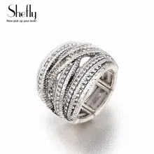 Готические кольца для женщин Vintage серебряный циркон палец Регулируемое кольцо Boho Ювелирные изделия Свадебный подарок