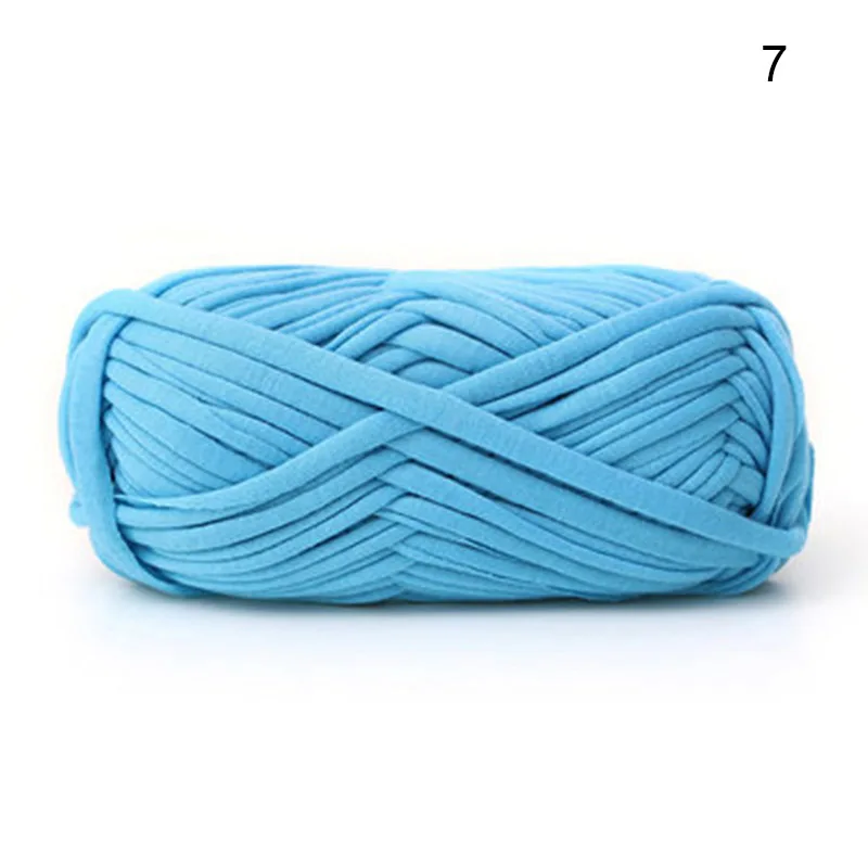 

Hot 1 Pcs Hand-knit Rugs Woven Thread Crocheted Basket Blanket 100g Braided Rope DIY Yarn MDD88