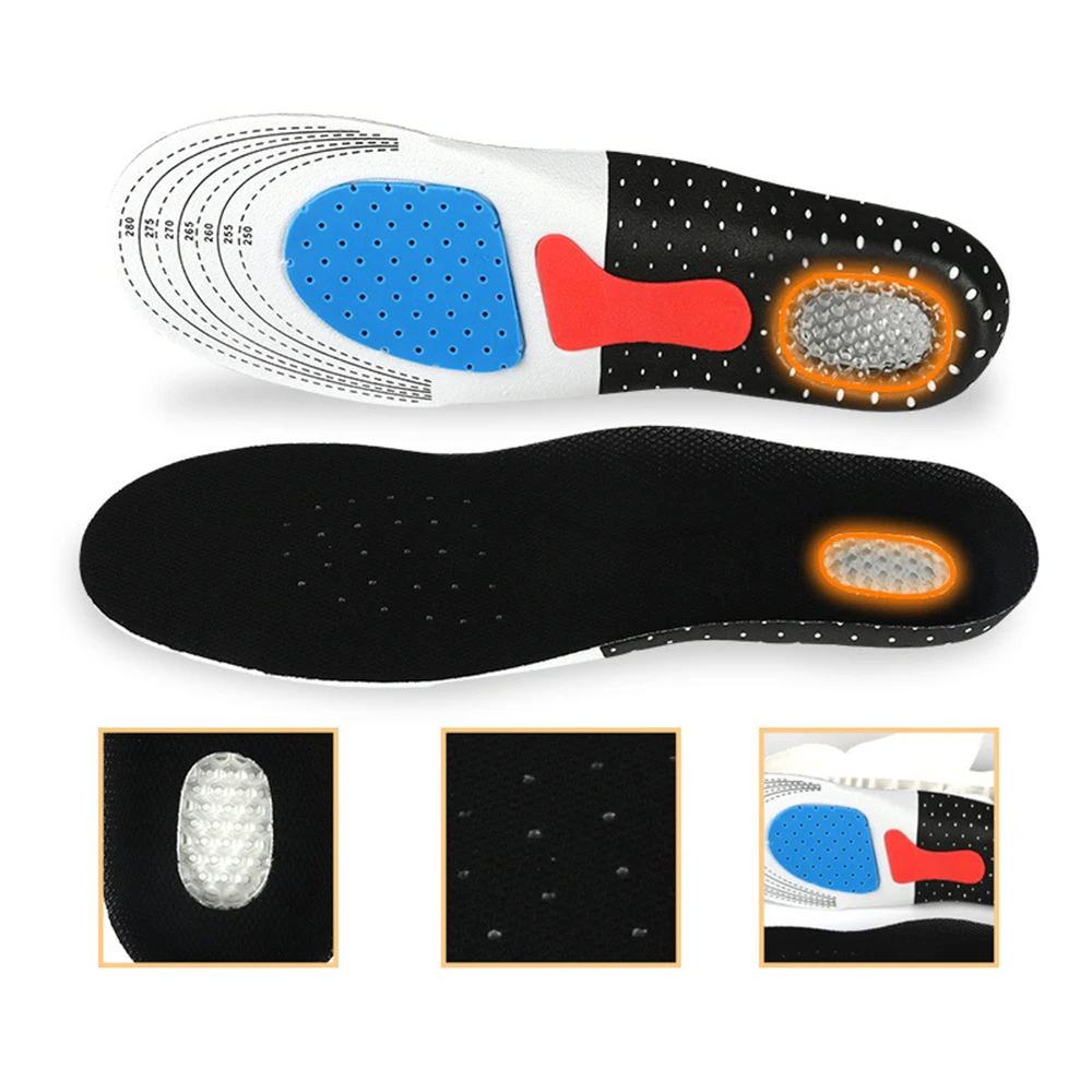 

Unisex Orthotic Arch Support Breathable Sport Shoe Pad Sport Running Gel Insoles Insert Cushion