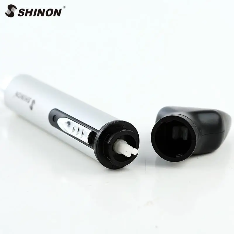 Shinon Nose Hair Trimmer 4 In 1 Usb Electric Facial Ear Hair Clippers Stainless Steel Blades Nose Hair Clipper Eu Plug