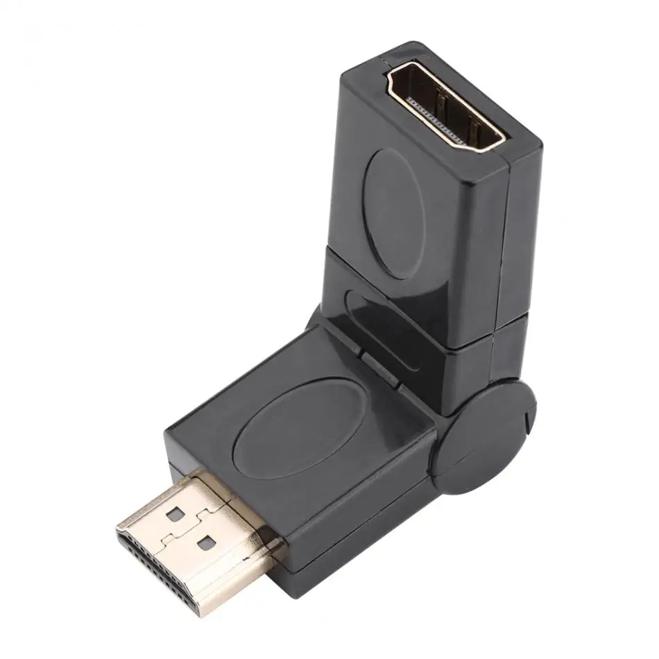 

360 Degree Rotation Swivel HDMI Male to HDMI Female Adjustable Adapter Converter