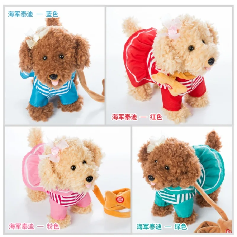 Brinquedos de Música Eletrônicos para Crianças Trela Elétrica Cachorro Marinha Pelúcia Máquinas Controle Remoto Cão Brinquedos Frete Grátis 9 eletrônicos para crianças frete grátis