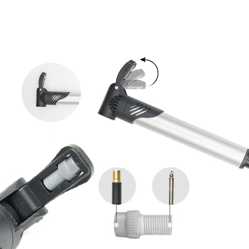 

Mini Portable Bicycle Pump Bicycle Accessory Tire Air Inflator Pump For Mountain Bike Bicycle