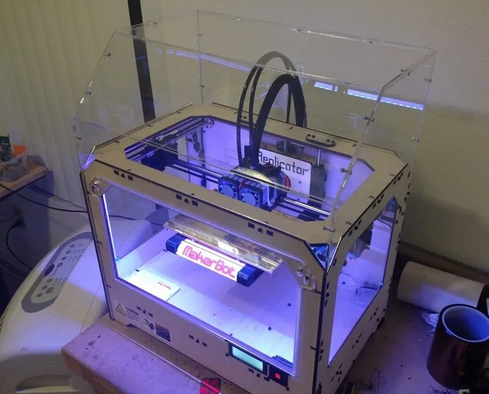 Replicator 3d printer DIY 3mm acrylic hood cover plates kit Enclosure kit for Replicator 3D Printer Clones