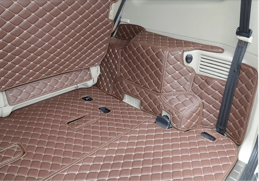 Высокое качество! Полный Комплект ковриков для багажника автомобиля Mitsubishi Pajero 7