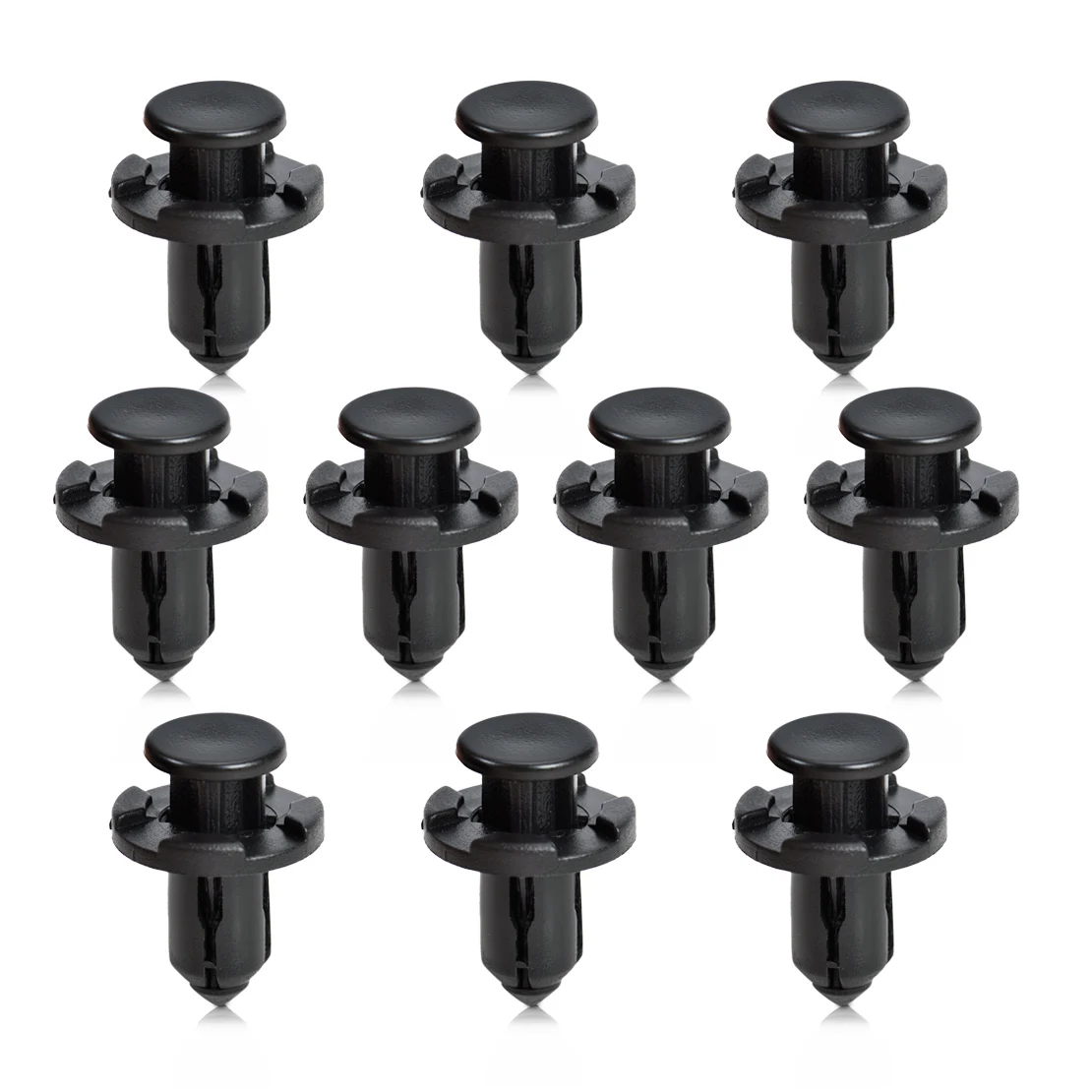 beler 10Pcs Auto Fastener Parts Bumper Engine Cover Fender Grille Clips