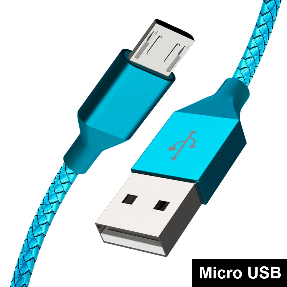 Провод передачи данных для зарядки Micro USB кабель 1 м 2 м 3 м быстрое зарядное устройство для телефона шнур для Xiaomi Redmi Note 4X5 6 Pro huawei Honer 8X9 Lite