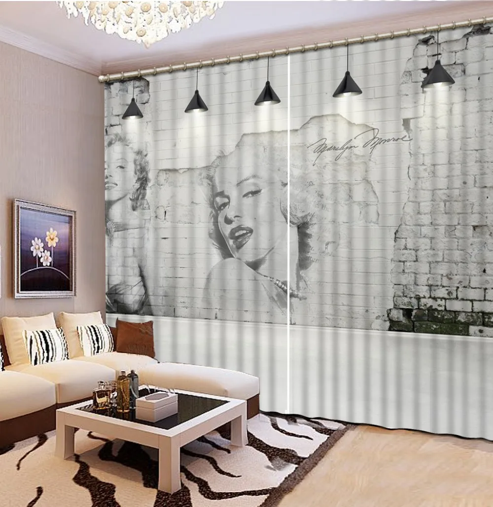 

Home Decor Living Room Natural Art Europey people Curtains for living room