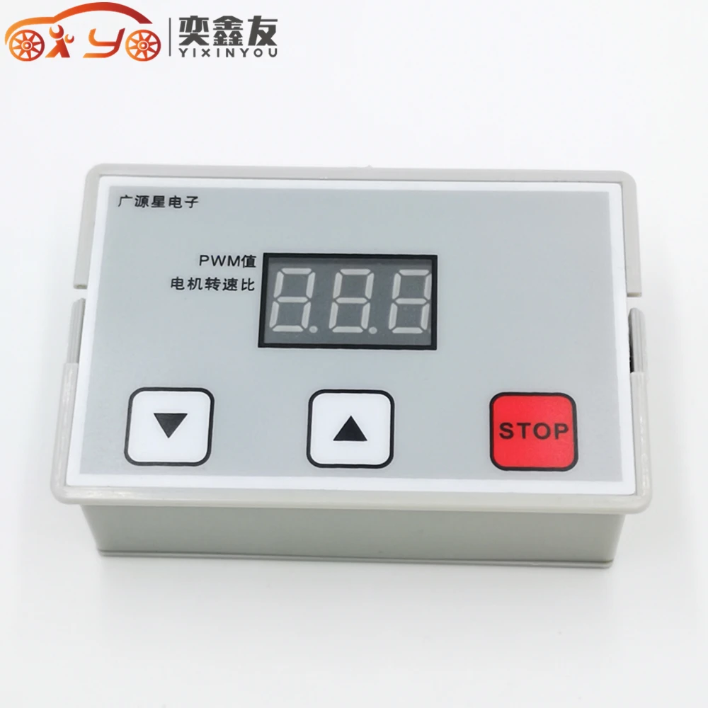 

DC 6-30V 12V 24V Max 5A Motor PWM Speed Controller With Digital Display(6.8)