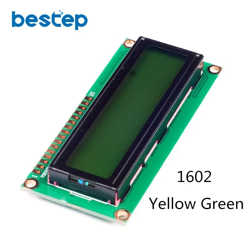 

5PCS 1602 16*2 Character 5V LCD Module Display LCM with Yellow Green