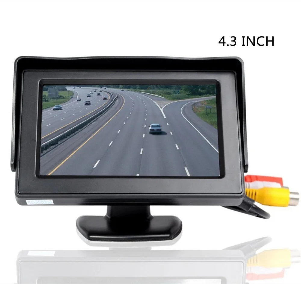 4 3 дюймовый цветной TFT LCD HD цифровая панель авто монитор заднего вида для парковки