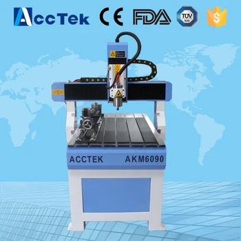 

Acctek high quality mini 3d cnc router 6040/6090/6012 mini cnc router 4 axis/mini cnc router metal engraving machine
