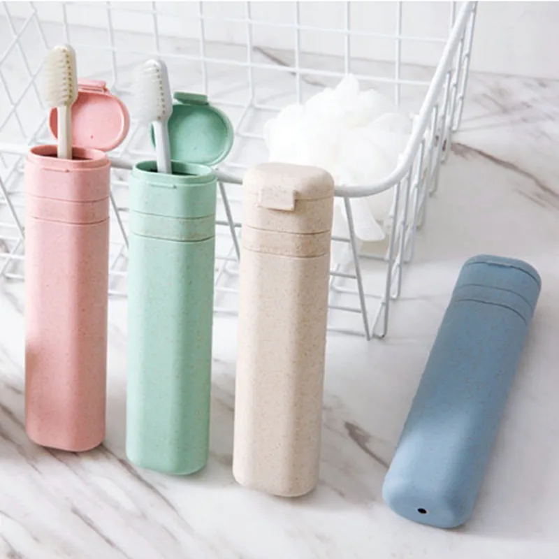 

Women Men Adjustable Length Toothbrush Box Case Portable Travel Protect Toothbrush Holder Cover Bag Travel Accessories