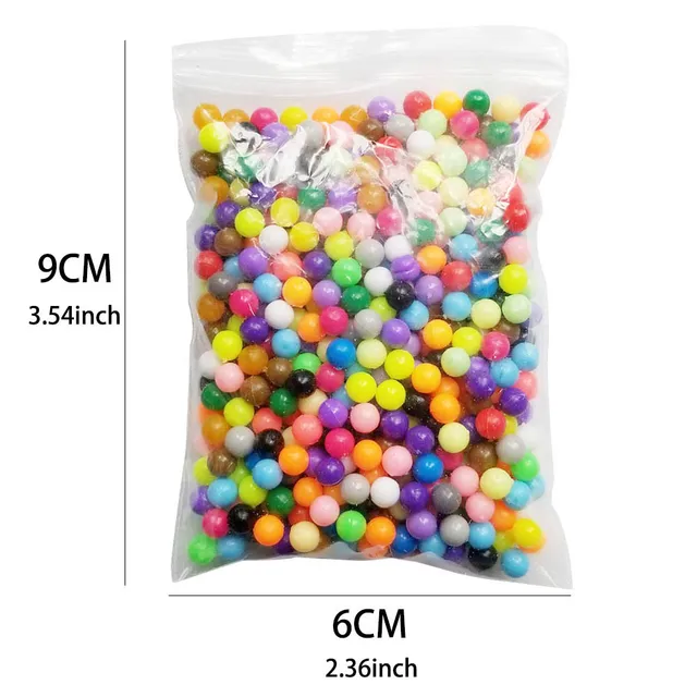 24 Colors 500Pcs 5mm Water Spray Beads DIY 3D Puzzles Toy Hama Beads Magic Beads Educational Gift Water Perlen Learn Kids Toys 6