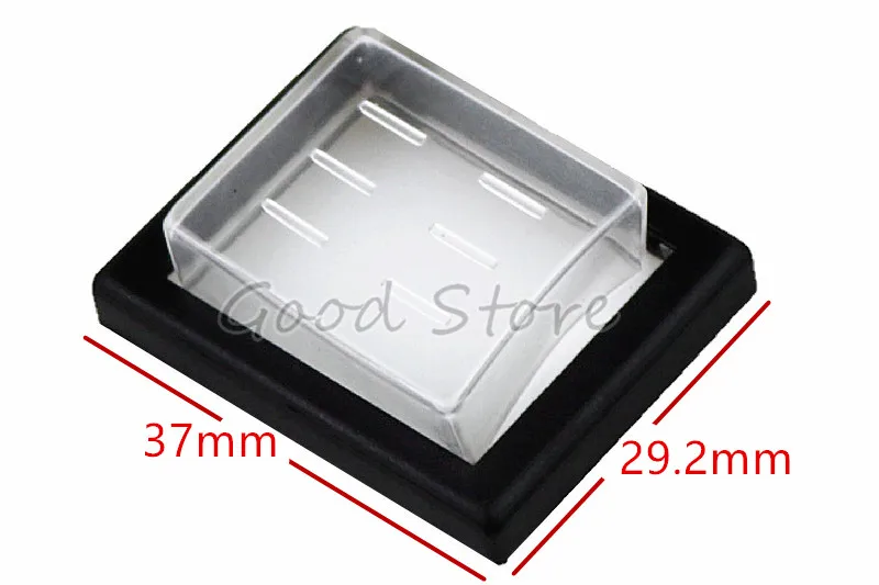 10 X Impermeable Transparente rectángulo Rocker Switch Cover