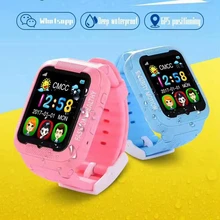 1PCS 2017 new GPS tracker watch kids K 3 with camera 2.5D Touch screen waterproof children GPS tracker SOS Location watches