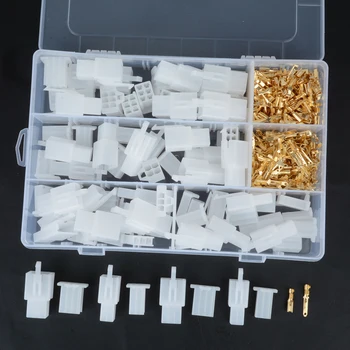 

40 Set Auto Electrical Wire Cable Connector Terminal 2.8 mm 2 3 4 6 Pin For Motorbike Car Boat Internal Wiring Mayitr