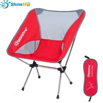 

Outdoor camping folding chair moon chair fishing chair aviation aluminum ultra light portable